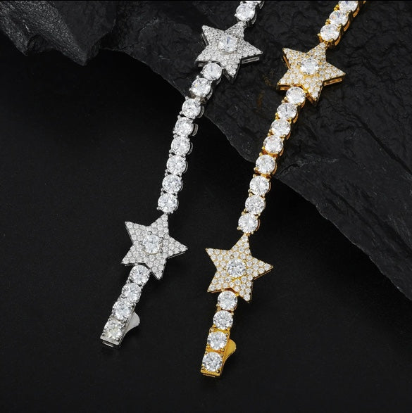 14MM Star Tennis Bracelet