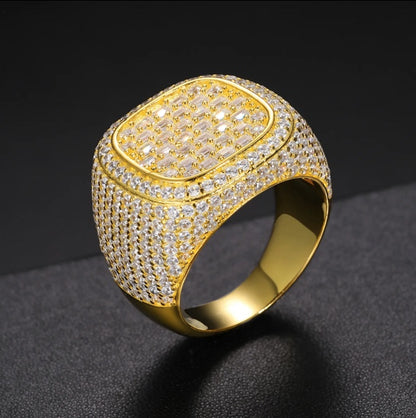 Bague Chevalière Glacée