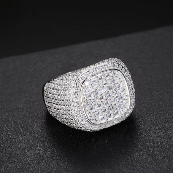 Bague Chevalière Glacée