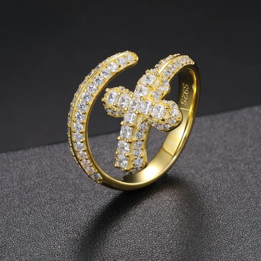 Bague Épée Croix – Puissance & Prestige